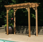 Creekvine Designs Monterrey Western Red Cedar Outdoor Pergola 3x14 Ft - Image 2