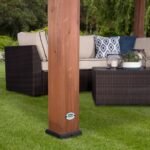 Backyard Discovery 10 Ft x 14 Ft Cedar Wood Outdoor Patio Pergola - Image 6
