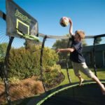 JumpFlex HERO 15-Foot Backyard Trampoline with Safety Net and Hoop - Image 2