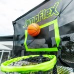 JumpFlex HERO 15-Foot Backyard Trampoline with Safety Net and Hoop - Image 4