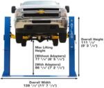 Atlas BP10000X Baseplate 2-Post Car Lift 10000 Lb for Low Ceilings - Image 4
