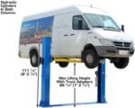 Atlas BP10000X Baseplate 2-Post Car Lift 10000 Lb for Low Ceilings - Image 5