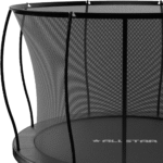 ALLSTAR 10-Foot Backyard Outdoor Trampoline with Safety Net and Ladder - Image 6