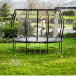 ALLSTAR 10-Foot Backyard Outdoor Trampoline with Safety Net and Ladder - Image 7