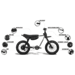 Super73-Z Adventure Core 600W 8-Speed Off-Road Electric Bike - Image 7
