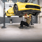 MaxJax M7K 7000 Lb. Capacity Portable 110V Two-Post Garage Car Lift - Image 3