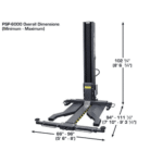 Atlas PSP-6000 6,000 lbs. Portable Single-Post Car Lift System - Image 8