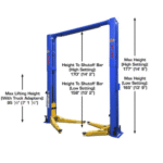 Atlas Platinum PVL-12 12,000 lbs. ALI Certified Overhead 2-Post Lift - Image 5