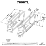 QuickJack 7000TLX 7,000 lbs. Extended-Length Portable Car Lift - Image 9
