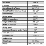 Tuxedo FP8K-B Deluxe Series 8,000 lbs. 4-Post Storage and Service Car Lift - Image 4