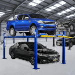 WEIZE PLA-1030 8,500 lbs. 4-Post Car Lift with Caster Kits for Home Garage - Image 7
