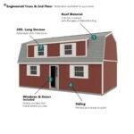 Best Barns Camp Reynolds 16' x 32' Two-Story Gambrel Wood Storage Shed - Image 3