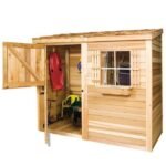 Cedarshed Bayside 8' x 4' Western Red Cedar Lean-To Storage Shed - Image 3