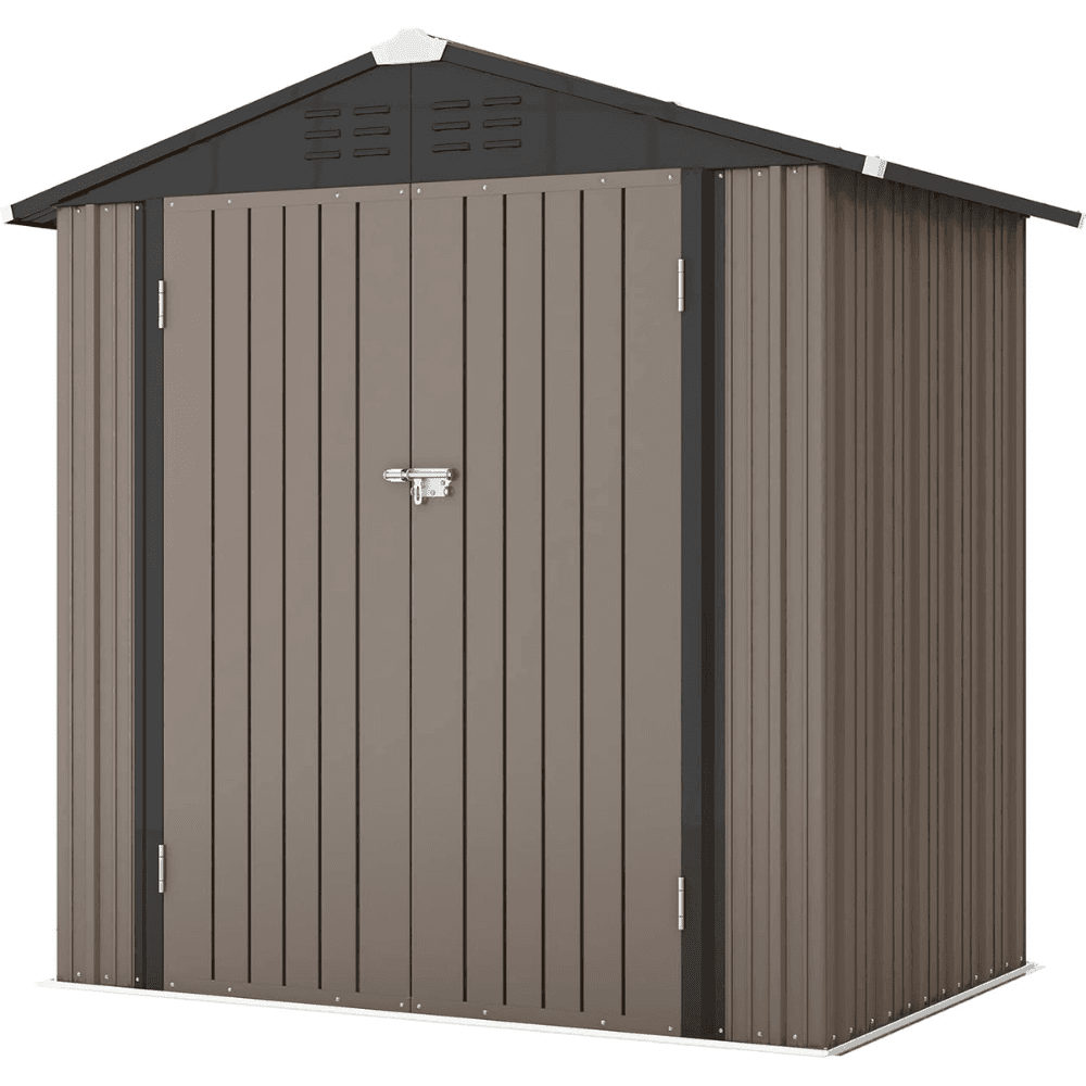 saybrokeeer-product-239-image-1.png Craftsman 7' x 7' Steel-Reinforced Resin Outdoor Storage Shed with Floor - Image 1