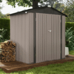 Craftsman 7' x 7' Steel-Reinforced Resin Outdoor Storage Shed with Floor - Image 6