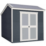 Handy Home Products Gardena 8' x 6' Saltbox Wood Outdoor Storage Shed