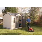 Lifetime 10' x 8' Steel-Reinforced Polyethylene Plastic Outdoor Storage Shed - Image 10