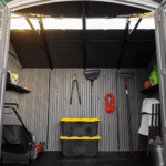 Lifetime 10' x 8' Gray Polyethylene Outdoor Storage Shed with Floor - Image 9