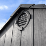 Lifetime 15' x 8' Gray Dual Entry Polyethylene Outdoor Storage Shed - Image 5