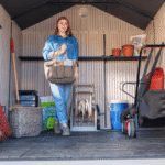 Lifetime 8' x 10' Steel-Reinforced Polyethylene Plastic Outdoor Storage Shed - Image 11