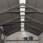 Lifetime 8' x 17.5' Dual Entry Plastic Outdoor Storage Shed with Floor - Image 3