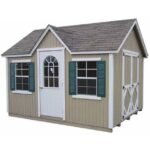 Little Cottage Company 12' x 10' Classic Wood Cottage Panelized Storage Shed