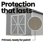 Handy Home Products Rookwood 10' x 12' Outdoor Wood Storage Shed with Floor - Image 3