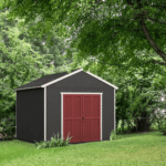 Handy Home Products Rookwood 10' x 12' Outdoor Wood Storage Shed with Floor - Image 9