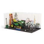 Suncast Tremont 8' x 10' Resin Storage Shed Gable Roof Backyard Utility Shed with Skylights and Floor Kit - Image 5