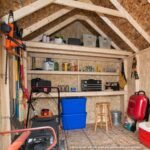 Handy Home Tribeca 10' x 12' Wood Storage Shed Utility Backyard Shed with Floor Kit and Double Doors - Image 3