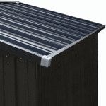 Veikous 8' x 12' Metal Outdoor Storage Shed Galvanized Steel Utility Shed with Lockable sliding Doors and Air Vents - Image 5