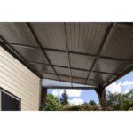 Sojag Portland No. 53 10' x 12' Wall Gazebo Rustproof Aluminum Frame and Galvanized Steel Roof with Mosquito Netting - Image 5