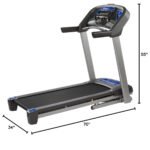 Horizon Fitness T101 Foldable Treadmill, 2.0 HP Motor, 3-Zone Deck Cushioning - Image 4