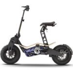 MotoTec Mad 1600W 48V Foldable Electric Scooter with Bamboo Deck and Fat Tires - Image 3