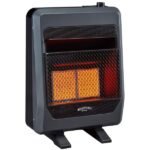 Bluegrass Living 20,000 BTU Natural Gas Ventless Infrared Space Heater with Blower and Base Feet B20TNIR-BB - Image 2