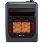Bluegrass Living 20,000 BTU Natural Gas Ventless Infrared Space Heater with Blower and Base Feet B20TNIR-BB - Image 3