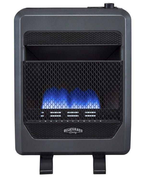 saybrokeeer-product-348-image-1.jpg Bluegrass Living 20,000 BTU Propane Gas Ventless Blue Flame Space Heater with Blower and Base Feet B20TPB-BB - Image 1