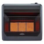 Bluegrass Living 28,000 BTU Propane Gas Ventless Infrared Space Heater with Blower and Base Feet B28TPIR-BB - Image 5