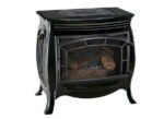 Duluth Forge 26,000 BTU Dual Fuel Ventless Gas Stove FDSR25-GF, Remote Control, Gloss Black Finish - Image 3