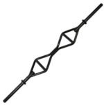 TGrip Pro Series 7 ft Multi-Grip Olympic Barbell with Solid Sleeves