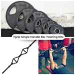 TGrip Pro Series 7 ft Multi-Grip Olympic Barbell with Solid Sleeves - Image 5