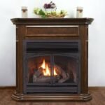 Duluth Forge 32,000 BTU Dual Fuel Ventless Gas Fireplace in Nutmeg Finish - Image 2