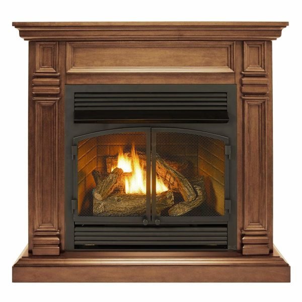 saybrokeeer-product-377-image-1.jpg Duluth Forge 32,000 BTU Dual Fuel Ventless Gas Fireplace in Toasted Almond - Image 1