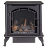 Duluth Forge DF25SMS 23,000 BTU Black Dual Fuel Ventless Gas Stove