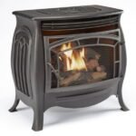 Duluth Forge FDSR25 26,000 BTU Matte Black Dual Fuel Ventless Gas Stove