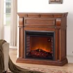 Duluth Forge Auburn Cherry Full Size Electric Fireplace with Wood Mantel - Image 5