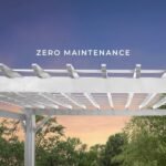 Backyard Discovery Hawthorne 14' x 12' White Steel Pergola with Soft Canopy - Image 9