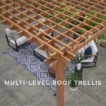 Backyard Discovery Beaumont 14' x 12' Cedar Wood Outdoor Patio Pergola - Image 8