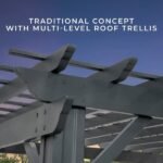 Backyard Discovery Stratford 14' x 10' Black Steel Pergola with Soft Canopy - Image 13