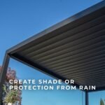 Backyard Discovery Sarasota 14' x 10' Black Steel Louvered Pergola - Image 9